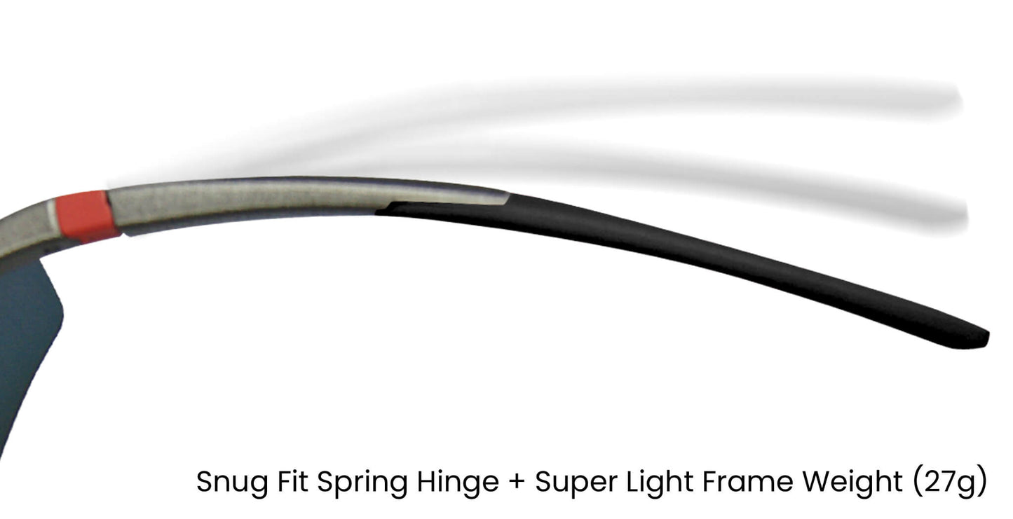 PROGEAR® Prescription Running Sunglasses | Sprinter2 S-1286 | CustomFit Pro-S | AirVent | Sport Wrap | 5 Colors