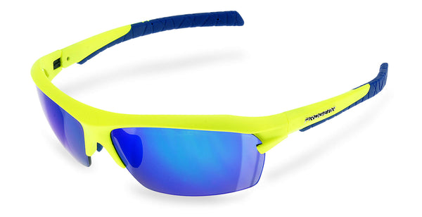 prescription fishing sunglasses in yellow and blue lenses