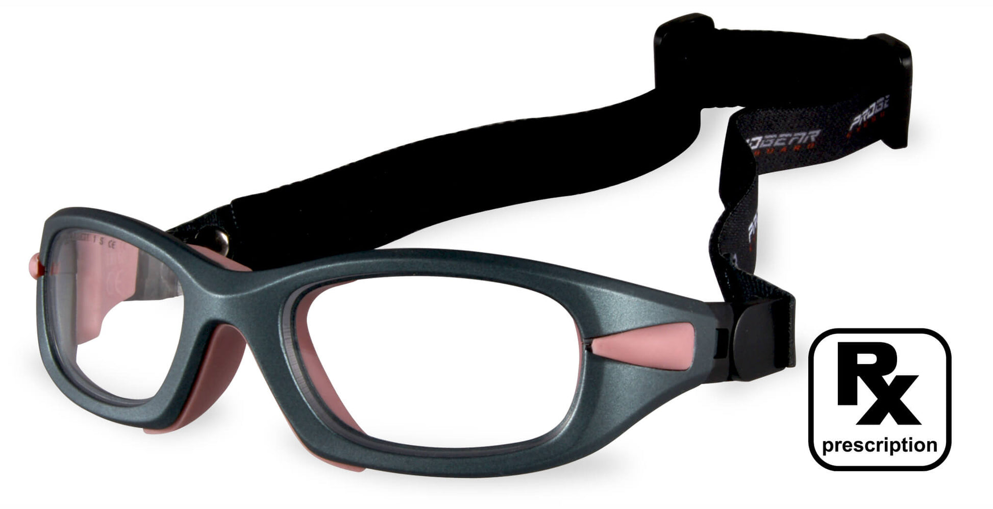 PROGEAR Eyeguard prescription baseball goggles in Matte Vintage Blue with adjustable strap for baseball