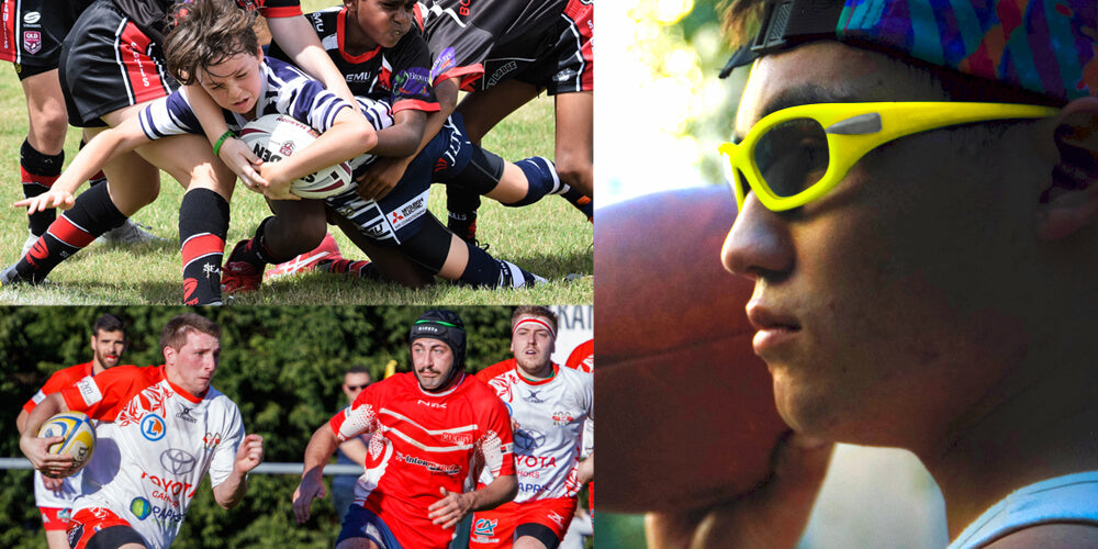 Gafas protectoras para los ojos PROGEAR® | Gafas de rugby (talla S) | 6 colores 