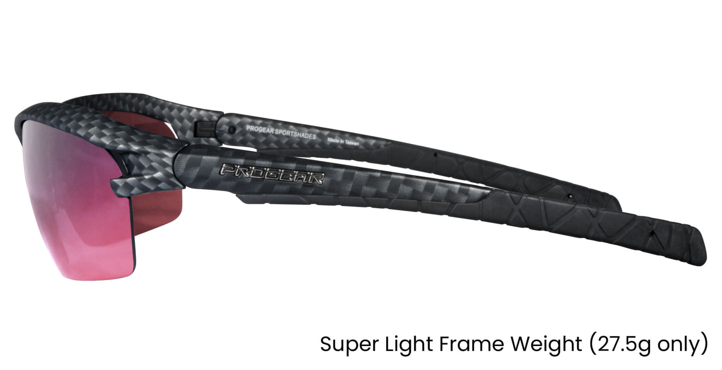 PROGEAR® Prescription Cycling Sunglasses | Racer S-1283 | CustomFit Pro | Sport Wrap | 6 Colors