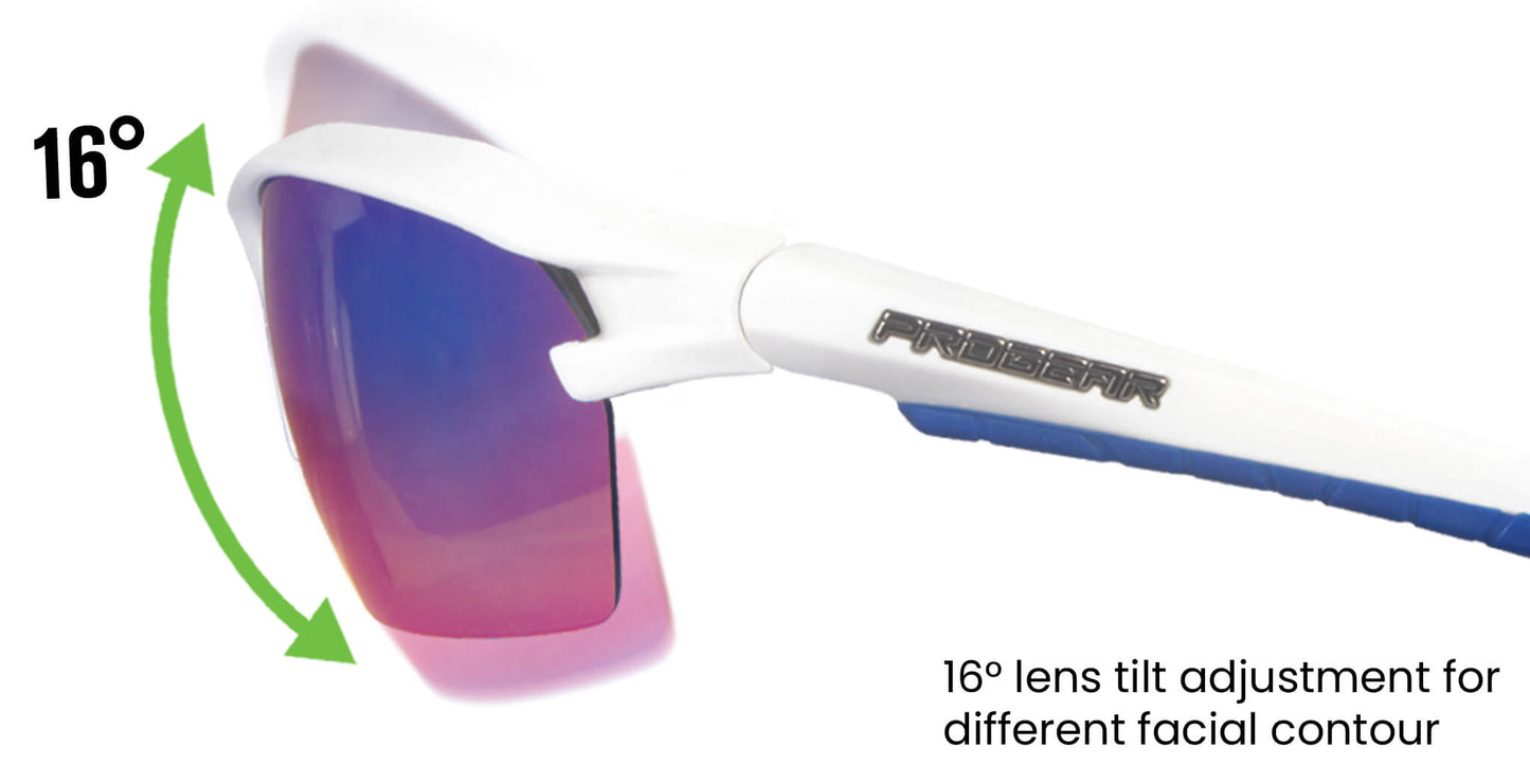 PROGEAR® Prescription Golf Sunglasses | S-1283 | CustomFit Pro | Sport Wrap | 4 Colors