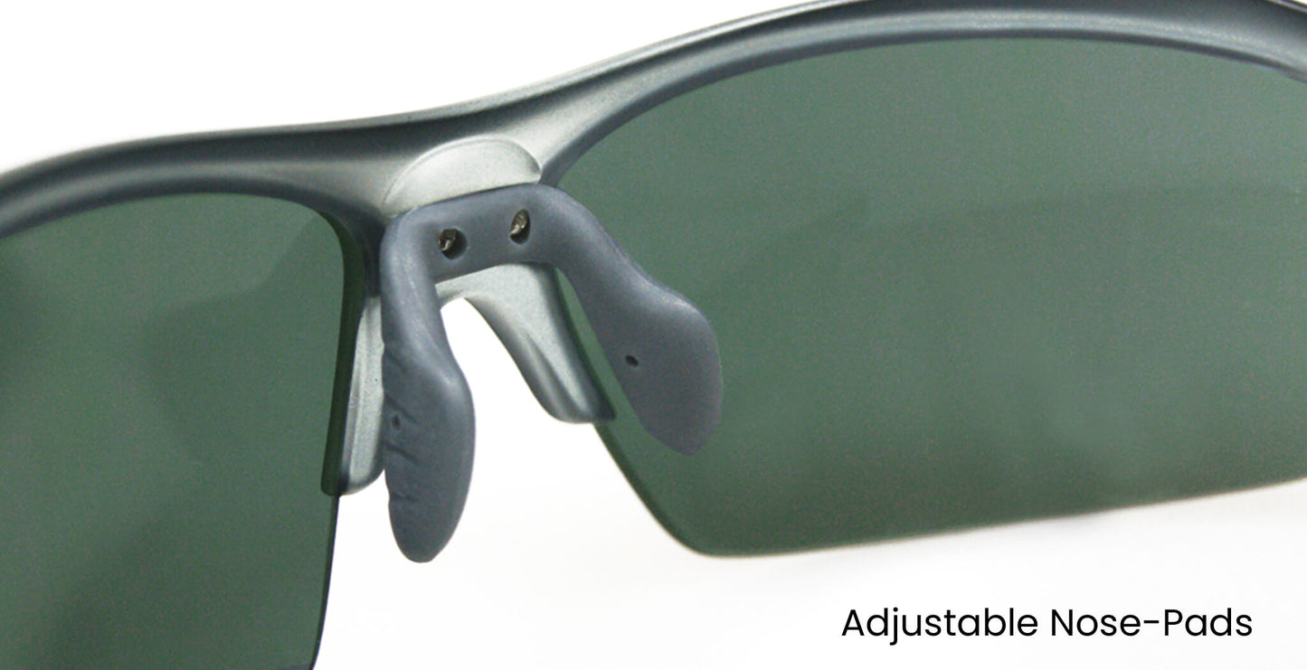 PROGEAR® Prescription Cycling Sunglasses | Racer S-1283 | CustomFit Pro | Sport Wrap | 6 Colors