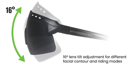 PROGEAR® Prescription Cycling Sunglasses | Sprinter2 S-1286 | CustomFit Pro-S | AirVent | Sport Wrap | 5 Colors