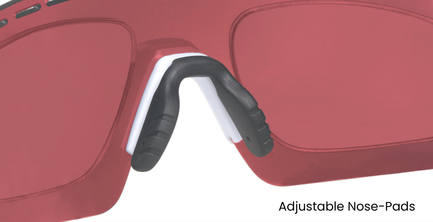 PROGEAR® Prescription Cycling Sunglasses | Sprinter2 S-1286 | CustomFit Pro-S | AirVent | Sport Wrap | 5 Colors