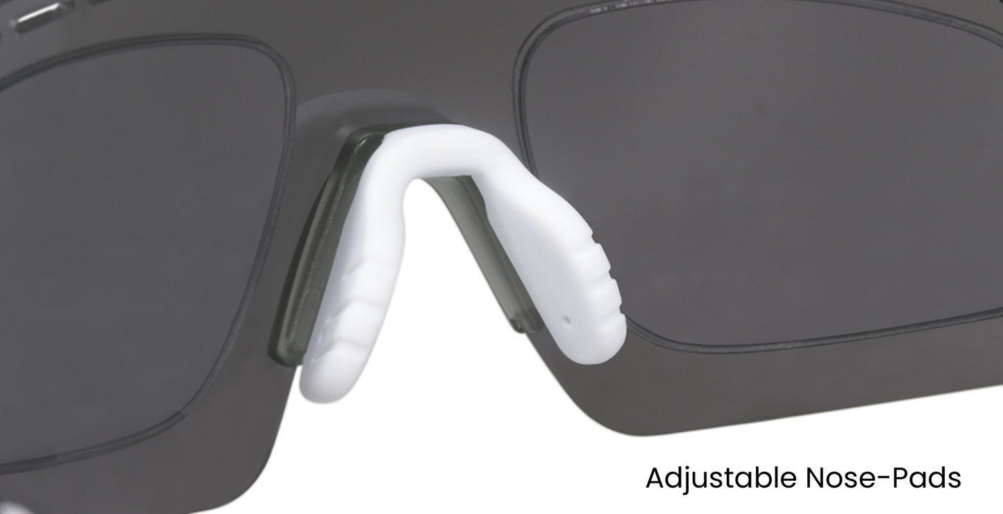 PROGEAR® Prescription Cycling Sunglasses | Sprinter2 S-1286 | CustomFit Pro-S | AirVent | Sport Wrap | 5 Colors