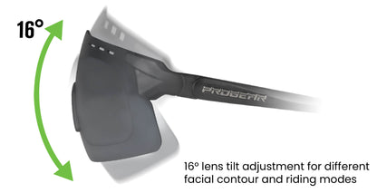 PROGEAR® Prescription Cycling Sunglasses | Sprinter2 S-1286 | CustomFit Pro-S | AirVent | Sport Wrap | 5 Colors