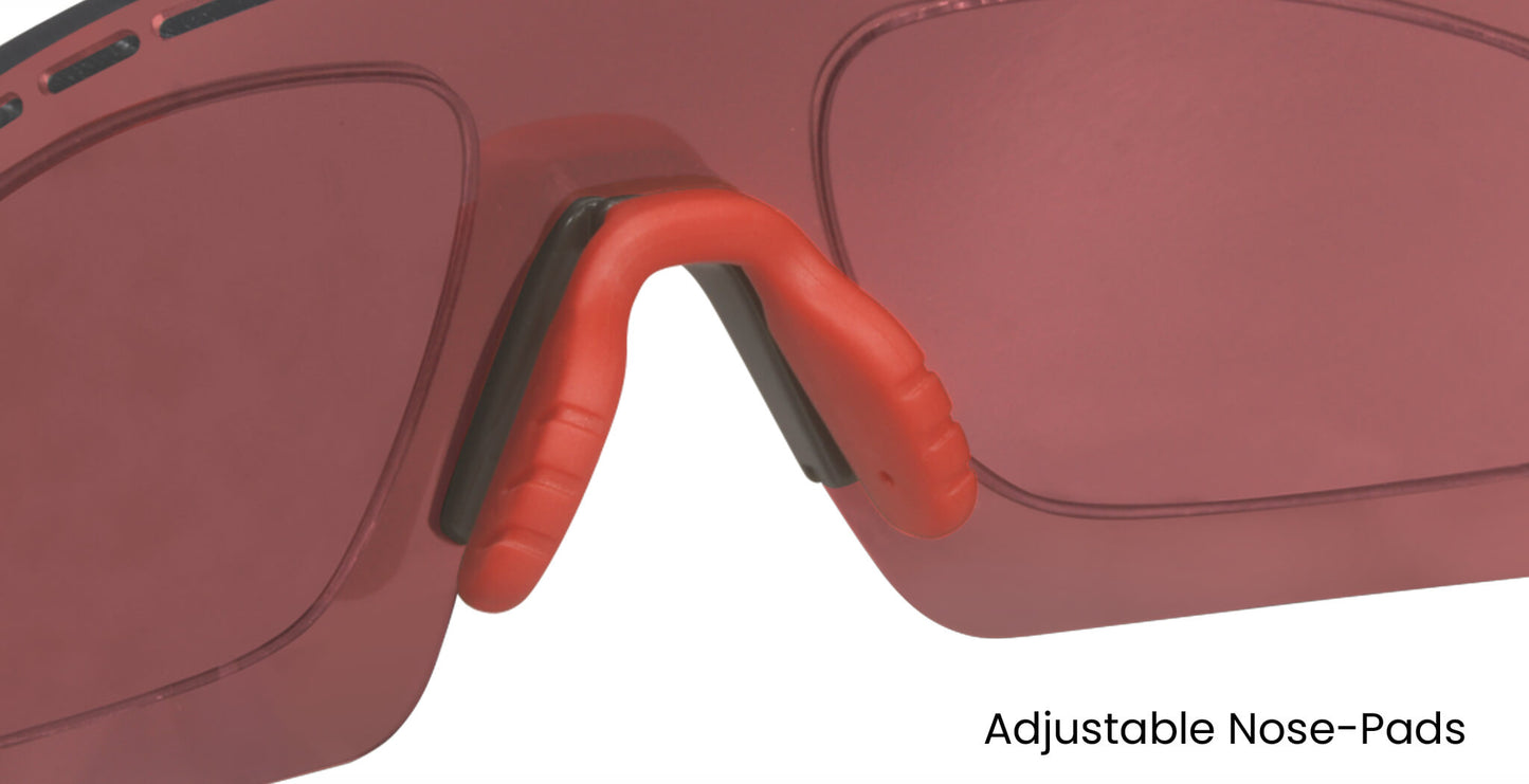 PROGEAR® Prescription Cycling Sunglasses | Sprinter2 S-1286 | CustomFit Pro-S | AirVent | Sport Wrap | 5 Colors